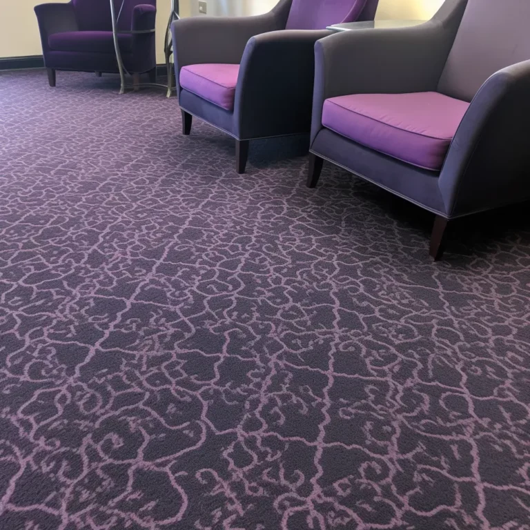 purple carpet in business | Modern Home Flooring & Paint